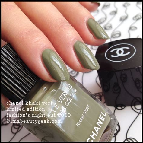 chanel khaki vert nail polish buy online|chanel le vernis nails.